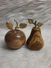 Heavy marble apple for sale  COVENTRY