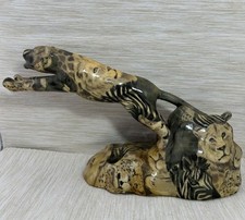 Vintage leopard decoupage for sale  CLACTON-ON-SEA