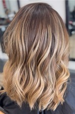Peruca Ombre Brown Highlights Wave 13X4 frente de renda 100% cabelo humano, usado comprar usado  Enviando para Brazil
