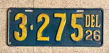1926 delaware license for sale  New York