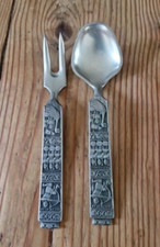 Pewter fork spoon for sale  CAERNARFON
