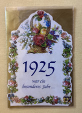 Geburtstagskarte 2025 100 gebraucht kaufen  Freital