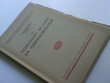 Médications choc ophtalmologi d'occasion  Nemours