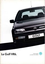 Catalogue Brochure VW Golf VR6 08/1993 Belgique en français, usado comprar usado  Enviando para Brazil