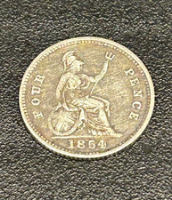 1854 fourpence coin for sale  SHEFFIELD