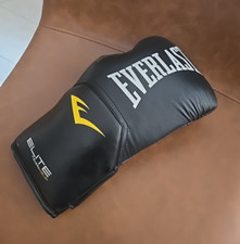 Luva de boxe Everlast Black Elite Prostyle treinamento 14 oz - Somente luva para mão direita comprar usado  Enviando para Brazil