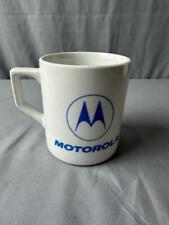 Taza Motorola blanca y azul cerámica jl segunda mano  Embacar hacia Argentina