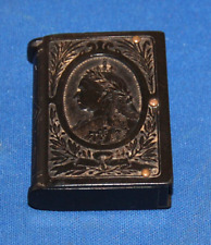 Antique vulcanite vesta for sale  EGHAM
