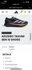 Adidas adizero takumi for sale  Adairsville