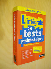 Intégrale tests psychotechniq d'occasion  Bagnères-de-Luchon