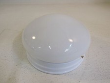 Luminária de teto redonda com isolamento padrão vidro branco/dourado 9 polegadas, usado comprar usado  Enviando para Brazil