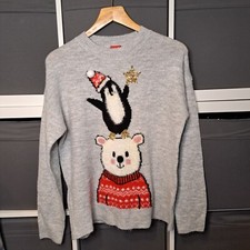 Christmas jumper penguin for sale  OLDHAM