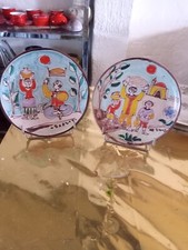 Paire assiettes simone d'occasion  Prat-Bonrepaux