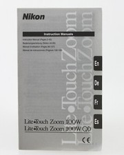Bedienungsanleitung nikon lite gebraucht kaufen  Filderstadt
