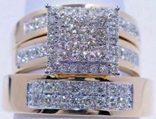 Moissanite bride groom for sale  Anaheim