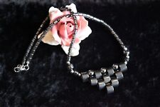Edelsteinkette collier hematit gebraucht kaufen  Leipzig
