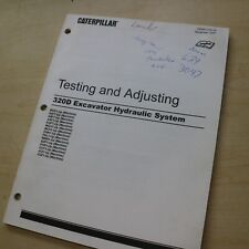 Usado, Sistemas hidráulicos de escavadeira CATERPILLAR 320D teste ajuste manual oficina de serviço comprar usado  Enviando para Brazil