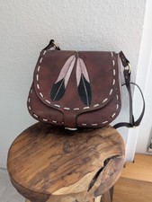 Lederhandtasche indianer style gebraucht kaufen  Berlin