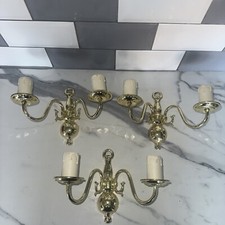 Gold wall lights for sale  WIGAN
