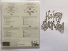 Sizzix happy birthday for sale  BEDFORD