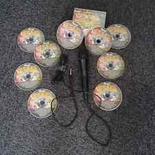 Microfone de karaokê e karaokê mega hits CDs x9 microfone profissional e 200 músicas comprar usado  Enviando para Brazil