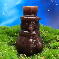 Boneco de neve 140G natural cristal de quartzo morango esculpido à mão cura comprar usado  Enviando para Brazil