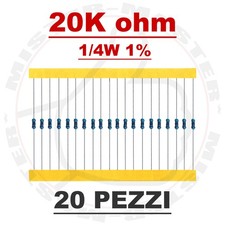20k ohm resistori usato 20k ohm resistori usato  Milano