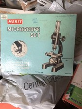 Vintage merit microscope for sale  KING'S LYNN
