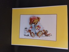 Christmas bear yellow for sale  BRAINTREE