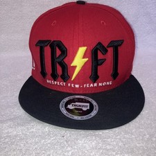 Usado, Boné de beisebol Trukfit vermelho preto liso Bill Snapback Truk Da Wurl ajustável comprar usado  Enviando para Brazil