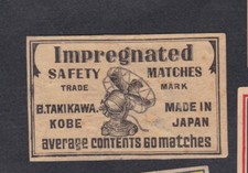 Antique match tag d'occasion  Expédié en Belgium