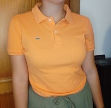 Polo lacoste arancione usato  Salerno