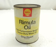 ÓLEO DE MOTOR VINTAGE SHELL RIMULA HIGH PERFORMANCE SÉRIE 3 1 QUARTO PODE ESVAZIAR USADO  comprar usado ÓLEO DE MOTOR VINTAGE SHELL RIMULA HIGH PERFORMANCE SÉRIE 3 1 QUARTO PODE ESVAZIAR USADO  comprar usado  Enviando para Brazil