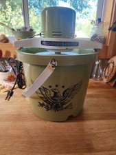 Usado, Máquina de sorvete vintage Proctor-Silex Green American Eagle FOO1AB 1970 funciona comprar usado  Enviando para Brazil