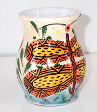 Vaso moderno tchecoslovaco assinado Mariz 4,5" de altura MCM moderno meados do século, usado comprar usado  Enviando para Brazil