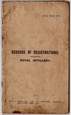 Royal artillery records for sale  DUNDEE