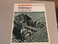 Ransomes catchpole powerbeet for sale  LOUTH