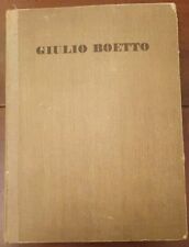 Giulio boetto. monografia usato  Imperia
