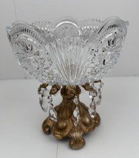 Vintage crystal brass for sale  Bellevue