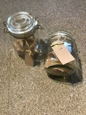 Glass jars clip for sale  PETERHEAD