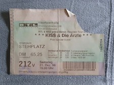 Kiss alte konzertkarte gebraucht kaufen  Krummesse