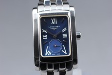 Usado, Relógio feminino tamanho S [quase perfeito] Longines Dolce Vita L5.155.4 20mm mostrador marinho Qz comprar usado  Enviando para Brazil