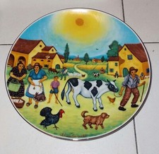Piatto ceramica artista usato  Settimo Torinese