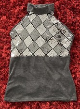 Pailettentop damen tank gebraucht kaufen  Siershahn