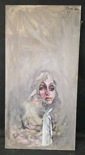 Tableau huile portrait d'occasion  Toulouse-