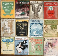 Lote 12x partituras RAGTIME coleção David Jasen JULIUS LENZBERG, Ed Claypoole comprar usado Lote 12x partituras RAGTIME coleção David Jasen JULIUS LENZBERG, Ed Claypoole comprar usado  Enviando para Brazil