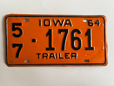 1964 iowa license for sale  Poughkeepsie