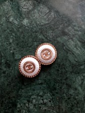 Orecchìni bottoni vintage usato  Foligno