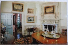 Cartão postal antigo vintage com vista para sala de jantar Virginia VA Mount Vernon PC padrão, usado comprar usado  Enviando para Brazil