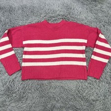 Suéter cropped listrado rosa Pink Republic tamanho médio quadrado gola redonda com nervuras comprar usado Suéter cropped listrado rosa Pink Republic tamanho médio quadrado gola redonda com nervuras comprar usado  Enviando para Brazil